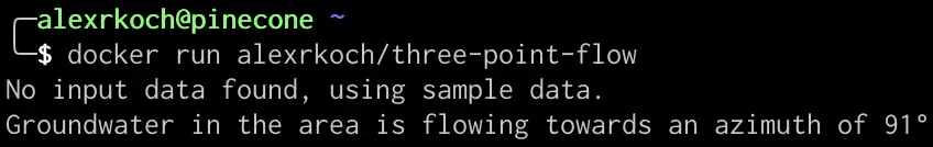 A screenshot of the template app.